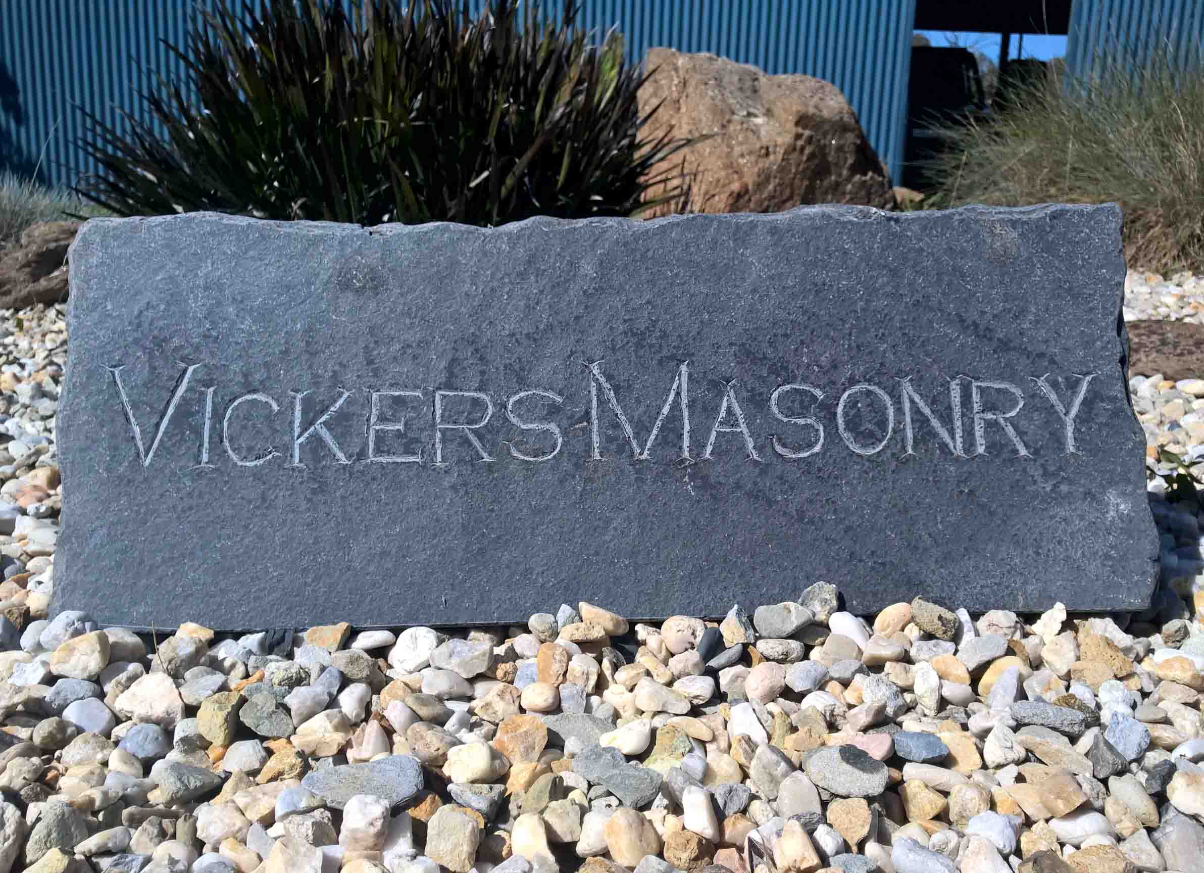 Stone Letter Carving